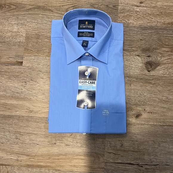 Stafford Other - Stafford Men's Light Blue Stretch Dress Shirt